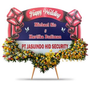 Bunga Papan Wedding 02